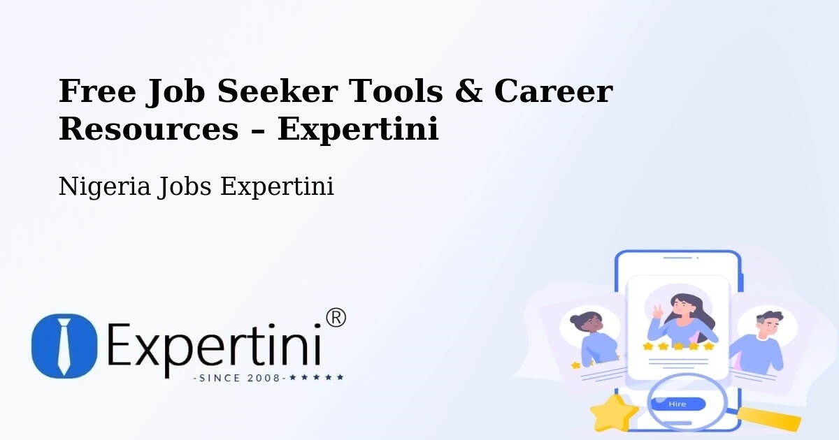 Free Job Seeker Tools & Career Resources – Ibi - Ibi, Nigeria Jobs Expertini