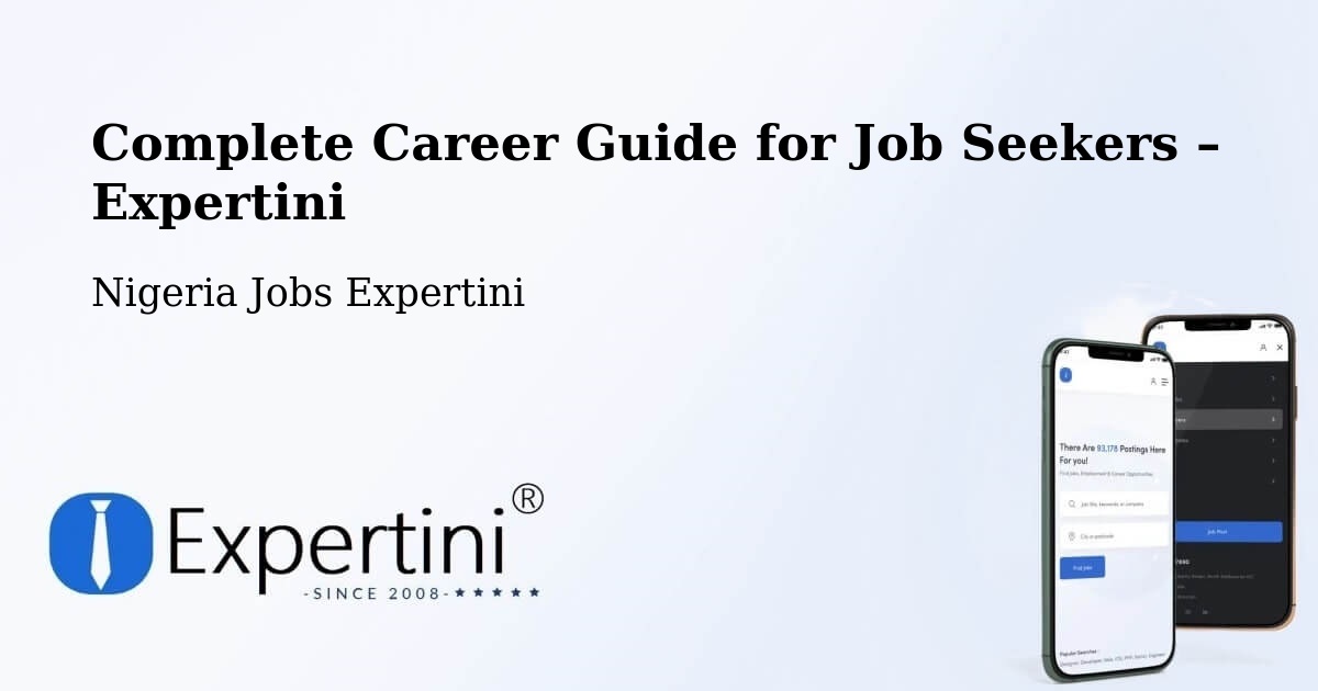 Career Guide for Job Seekers – Ibi - Ibi, Nigeria Jobs Expertini