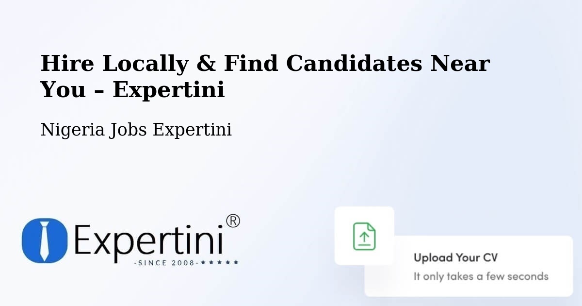 Hire Locally in Ibi – Find Qualified Candidates Near You - Ibi, Nigeria Jobs Expertini